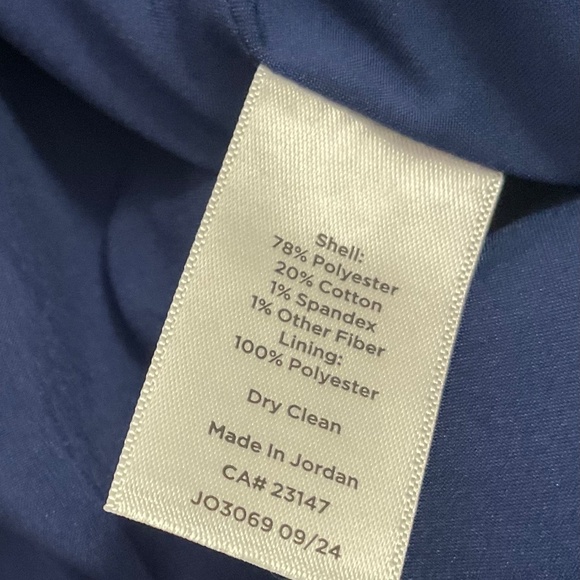 Talbots Double Breasted Tweed Blazer - Navy - Picture 7 of 8